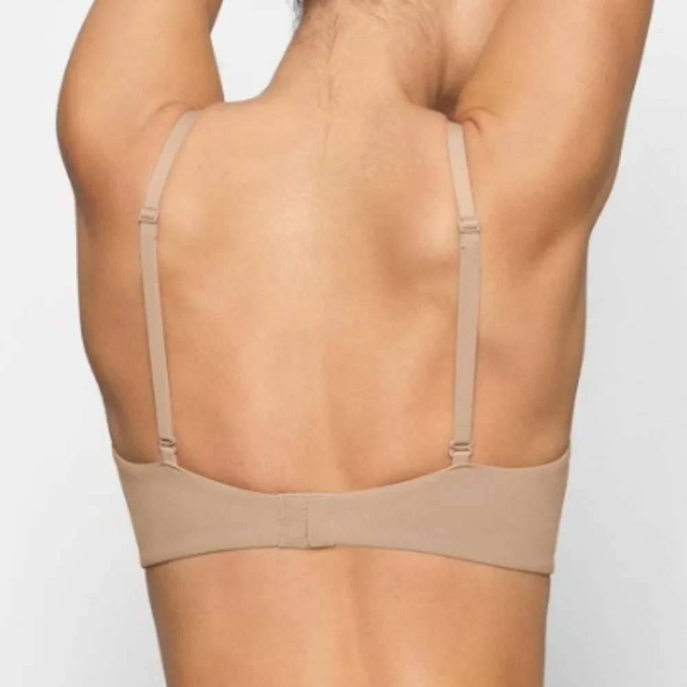 SKIMS Fits Everybody Unlined Demi Bra Tan Women's 36B - Picture 8 of 10